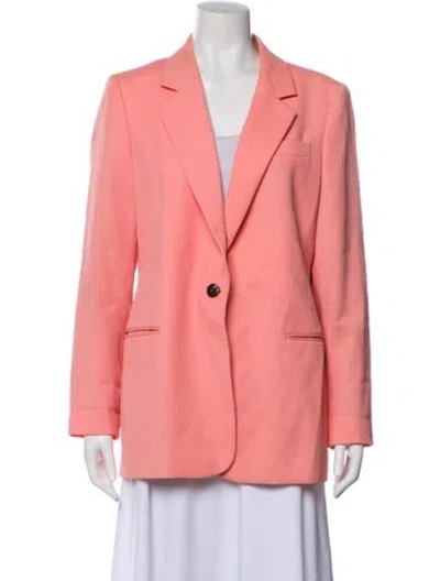 Pre-owned Reiss Wool Blazer In Pink
