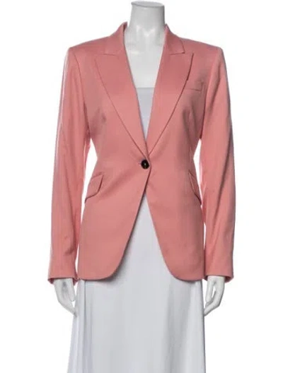 Pre-owned Reiss Wool Blazer In Pink