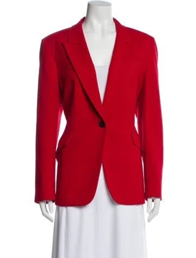 Pre-owned Reiss Wool Blazer In Red