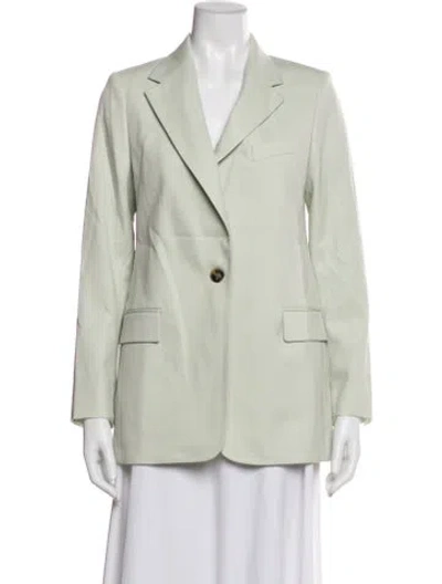 Pre-owned Reiss Wool Blazer W/ Tags In Green