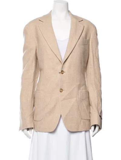 Pre-owned Reiss Wool Blazer W/ Tags In Neutrals