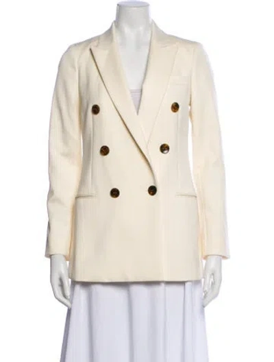 Pre-owned Reiss Wool Blazer W/ Tags In Yellow