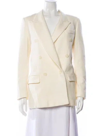 Pre-owned Reiss Wool Blazer In Yellow
