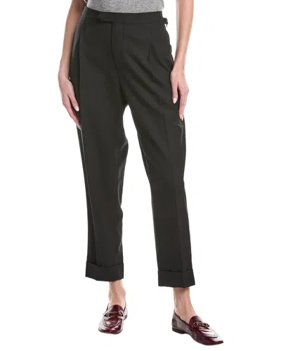 Reiss Wool-blend Trouser In Black