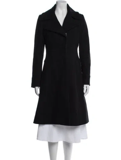 Pre-owned Reiss Wool Coat In Black
