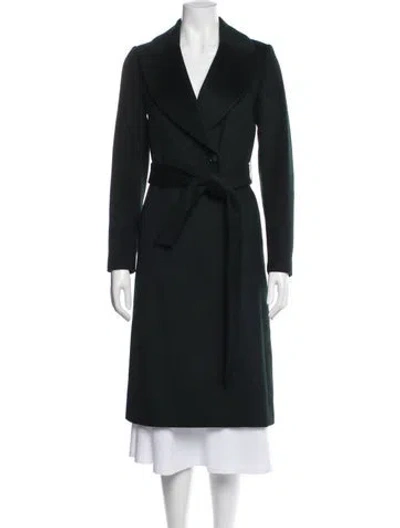 Pre-owned Reiss Wool Coat In Black