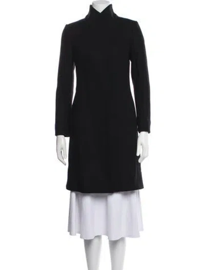 Pre-owned Reiss Wool Coat In Blue