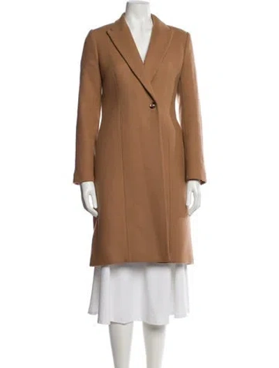 Pre-owned Reiss Wool Coat In Brown