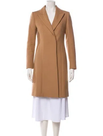 Pre-owned Reiss Wool Coat In Brown