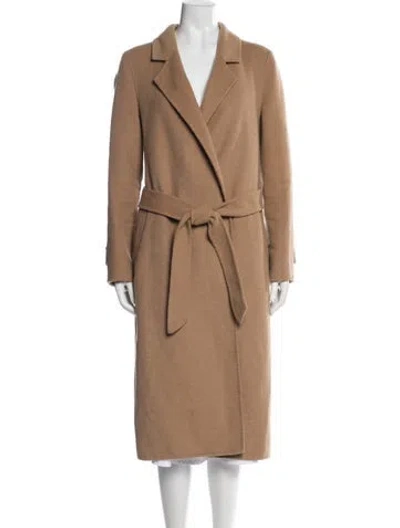 Pre-owned Reiss Wool Coat In Brown
