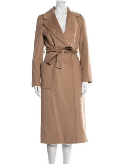Pre-owned Reiss Wool Coat In Brown