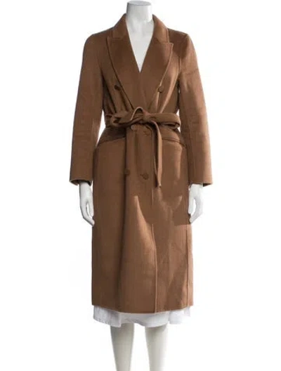 Pre-owned Reiss Wool Coat In Brown