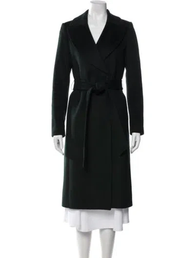 Pre-owned Reiss Wool Coat In Green