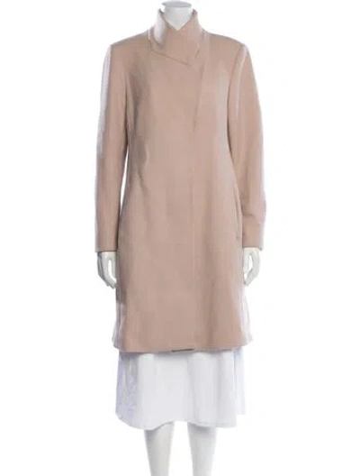 Pre-owned Reiss Wool Coat In Neutrals