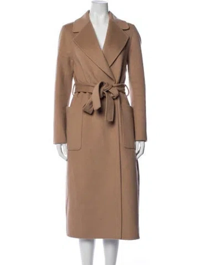 Pre-owned Reiss Wool Coat In Neutrals