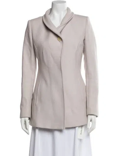 Pre-owned Reiss Wool Coat In Pink