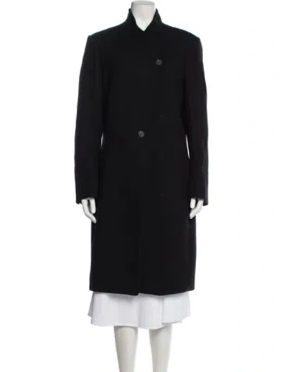 Pre-owned Reiss Wool Coat W/ Tags In Black