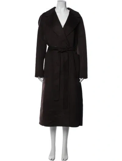 Pre-owned Reiss Wool Coat W/ Tags In Brown