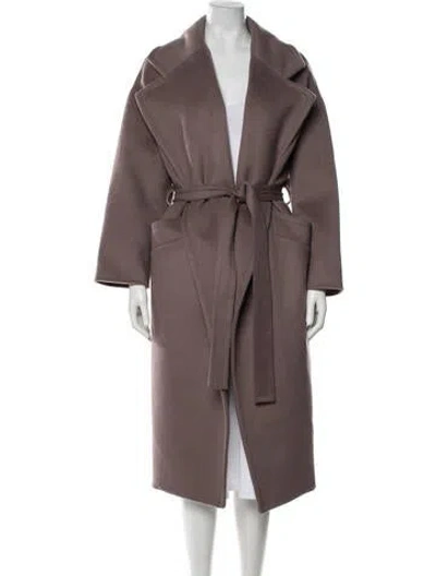 Pre-owned Reiss Wool Coat W/ Tags In Brown