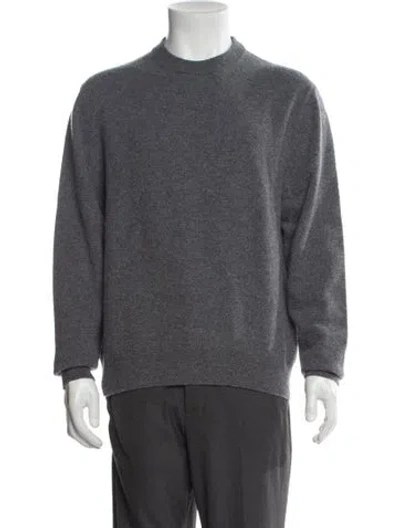 Pre-owned Reiss Wool Crew Neck Pullover In Gray