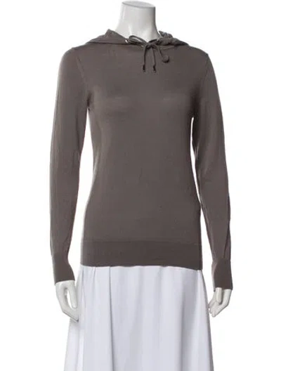 Pre-owned Reiss Wool Crew Neck Sweater In Gray