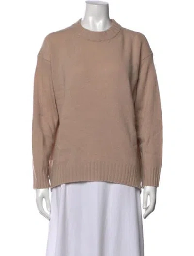 Pre-owned Reiss Wool Crew Neck Sweater In Neutrals