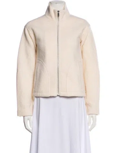 Pre-owned Reiss Wool Evening Jacket In Neutral