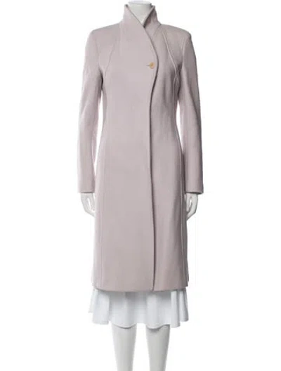 Pre-owned Reiss Wool Evening Jacket In Purple