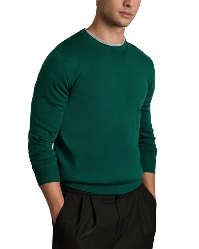 Reiss Wool Jumper In Green