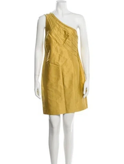Pre-owned Reiss Wool Mini Dress W/ Tags In Neutral