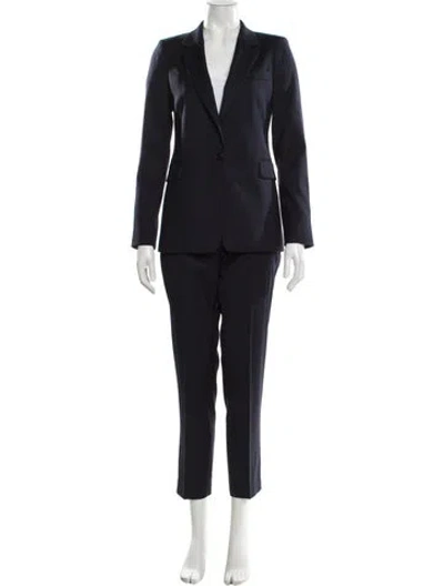 Pre-owned Reiss Wool Pantsuit In Blue