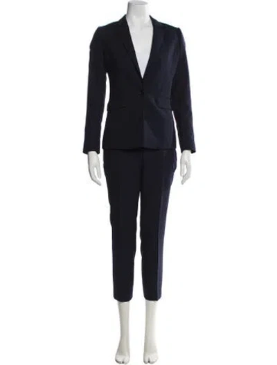 Pre-owned Reiss Wool Pantsuit In Blue