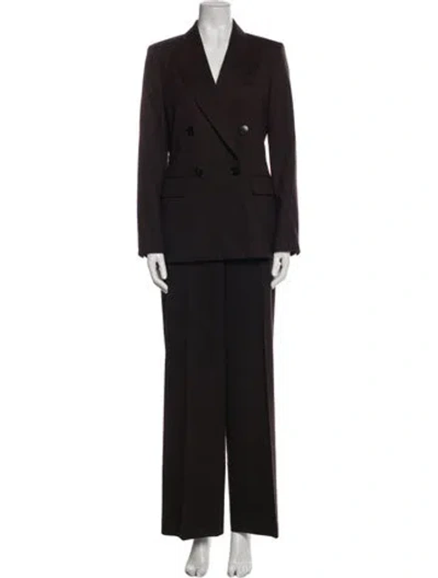 Pre-owned Reiss Wool Pantsuit In Brown