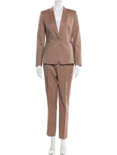 Pre-owned Reiss Wool Pantsuit In Neutral