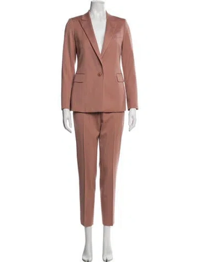 Pre-owned Reiss Wool Pantsuit In Pink