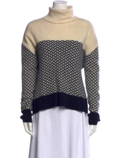 Pre-owned Reiss Wool Printed Sweater