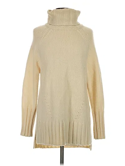 Pre-owned Reiss Wool Pullover Sweater In Ivory