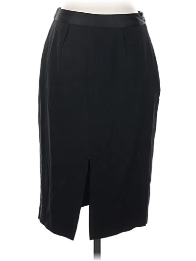 Pre-owned Reiss Wool Skirt In Black