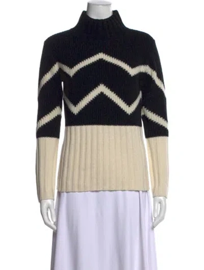 Pre-owned Reiss Wool Striped Sweater