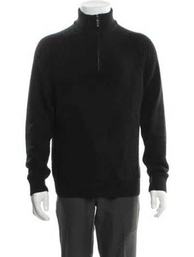 Pre-owned Reiss Wool Turtleneck Pullover In Black