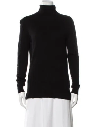 Pre-owned Reiss Wool Turtleneck Sweater In Black