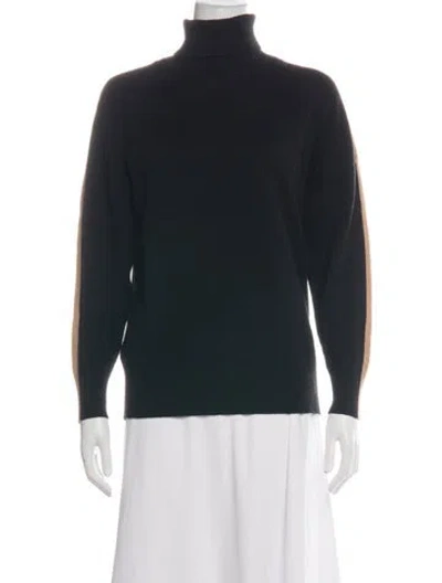 Pre-owned Reiss Wool Turtleneck Sweater In Black