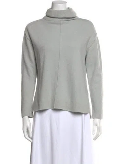 Pre-owned Reiss Wool Turtleneck Sweater In Grey