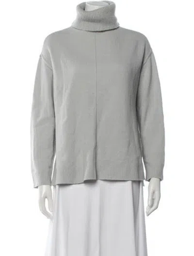 Pre-owned Reiss Wool Turtleneck Sweater In Grey