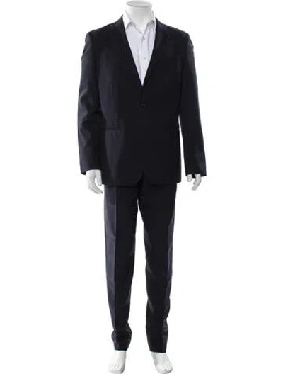 Pre-owned Reiss Wool Two-piece Suit In Blue