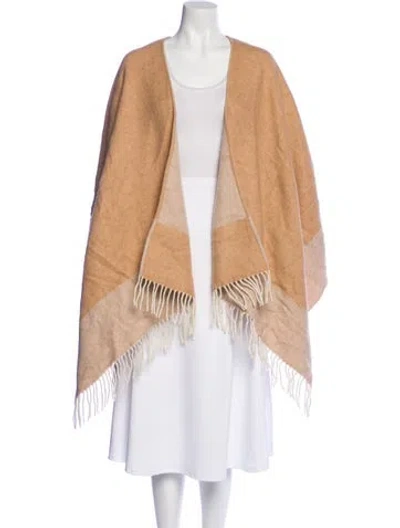 Pre-owned Reiss Wool V-neck Sweater In Neutral