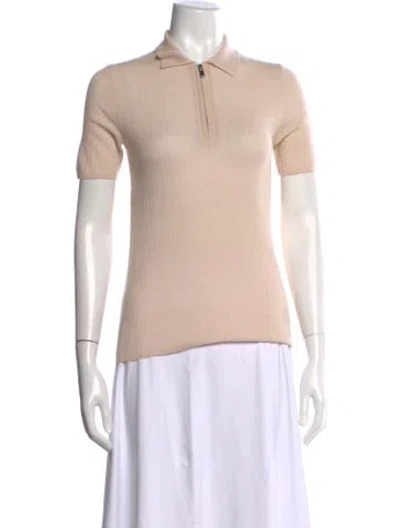 Pre-owned Reiss Wool V-neck Sweater In Pink