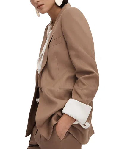 Reiss Wren Blazer In Brown