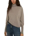 Reiss Mink Wren Roll-neck Jumper With Cashmere In Mink