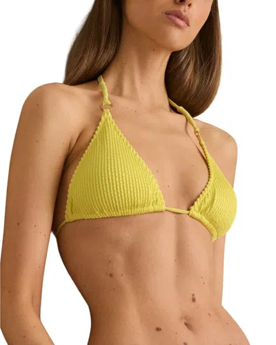 Reiss Wynee Bikini Top In Yellow